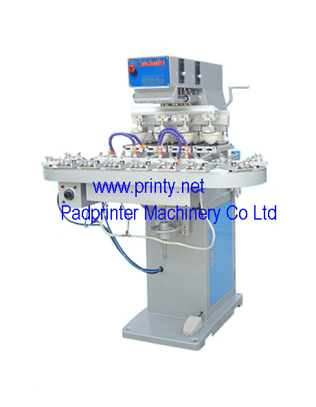 Semi auto 4 color conveyor pad printer,automatic 1~8 color pad printing machine equipments,pad printers printing machines producer wholesale best pad printers