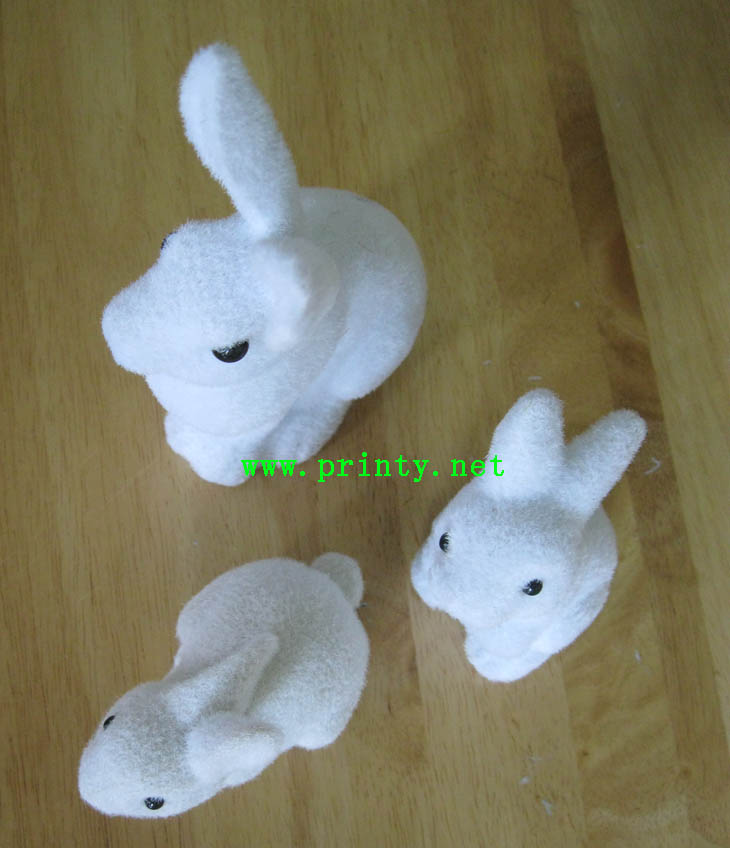 Flocking samples of rabits