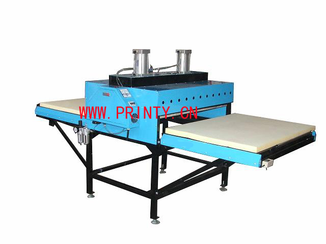 Large flat heat press machine,Pneumatic large fabric heat press transfer machine,Big flat bed heat press equipment,Large format shuttle heat transfer machine