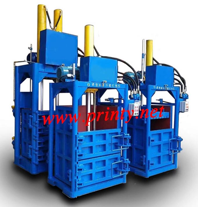 Baling machine,Hydraulic baling machine,Hydraulic scrap baler,Loose material baling equipment for compressing the used clothes,paper,newspapers,card boards,cartons, plastic bottles,cans,tins,straw, grass etc